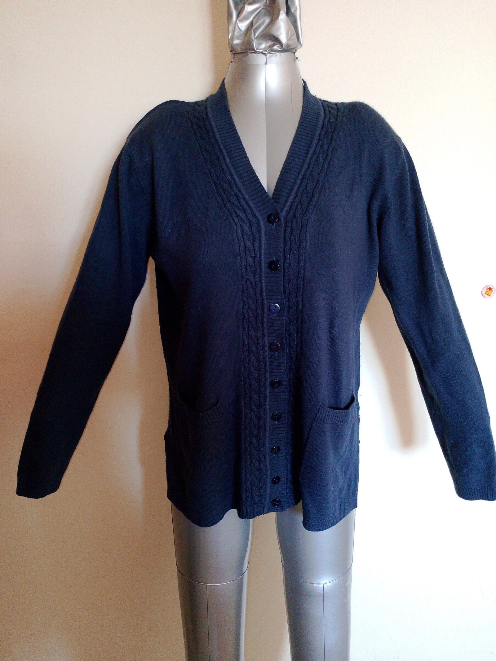 Gilet long bleu marine – Taille M/L